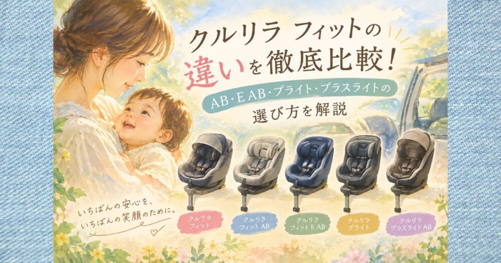 クルリラ フィットの違いを徹底比較！AB・E AB・プライト・プラスライトの選び方を解説