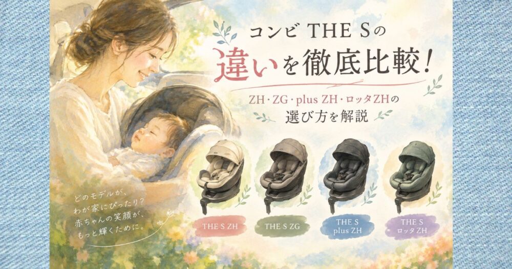 コンビ THE Sの違いを徹底比較！ZH・ZG・plus ZH・ロッタZHの選び方を解説